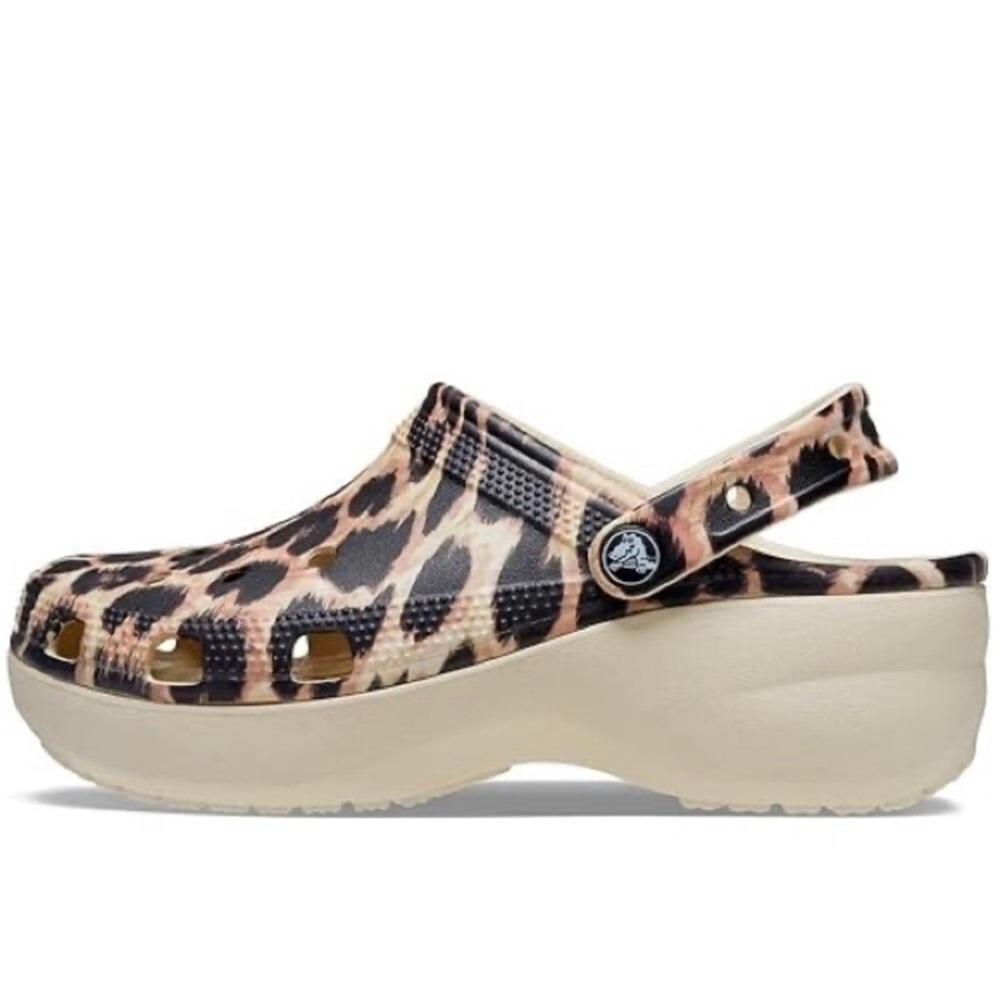 Crocs leopard platform W 11 EUC